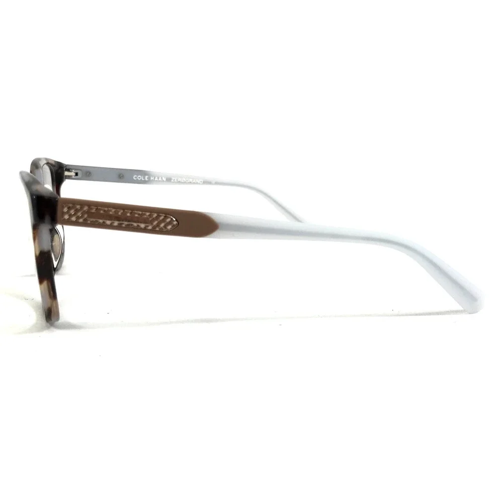 Cole Haan Eyeglasses Frames CH5043 210 BROWN TORTOISE Square Full Rim 53-16-135